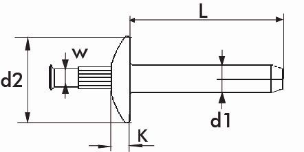 REMACHE DE GOLPE BRALO ALUMINIO / INOX